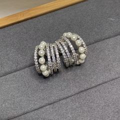 White Pearl Stud Earrings