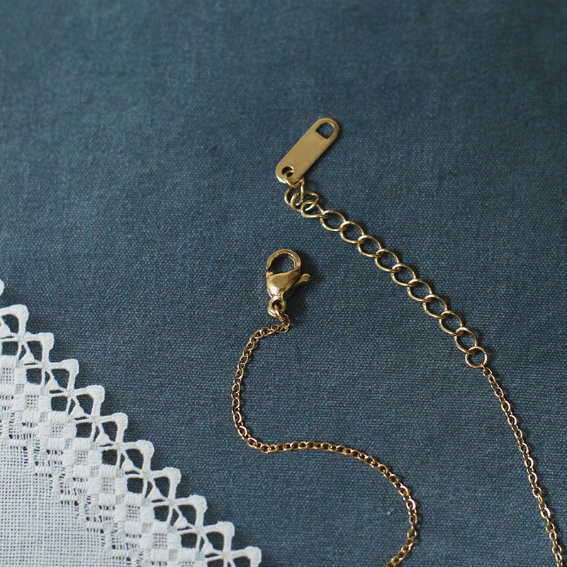 PVD Coated Real Gold Plated 18K Gold Animal 304 Stainless Steel Cartoon Style Waterproof Non Tarnish 304 Stainless Steel Necklace
