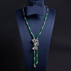 White Background Red Corundum Two-piece Set