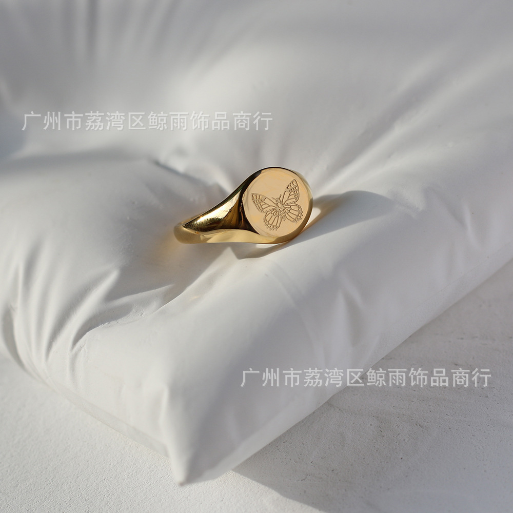 PVD Coated Real Gold Plated 18K Gold Bow Knot 304 Stainless Steel Fashion Waterproof Non Tarnish