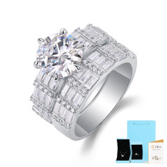 Moissanite 3 Karat (Including Gift Box Certificate)