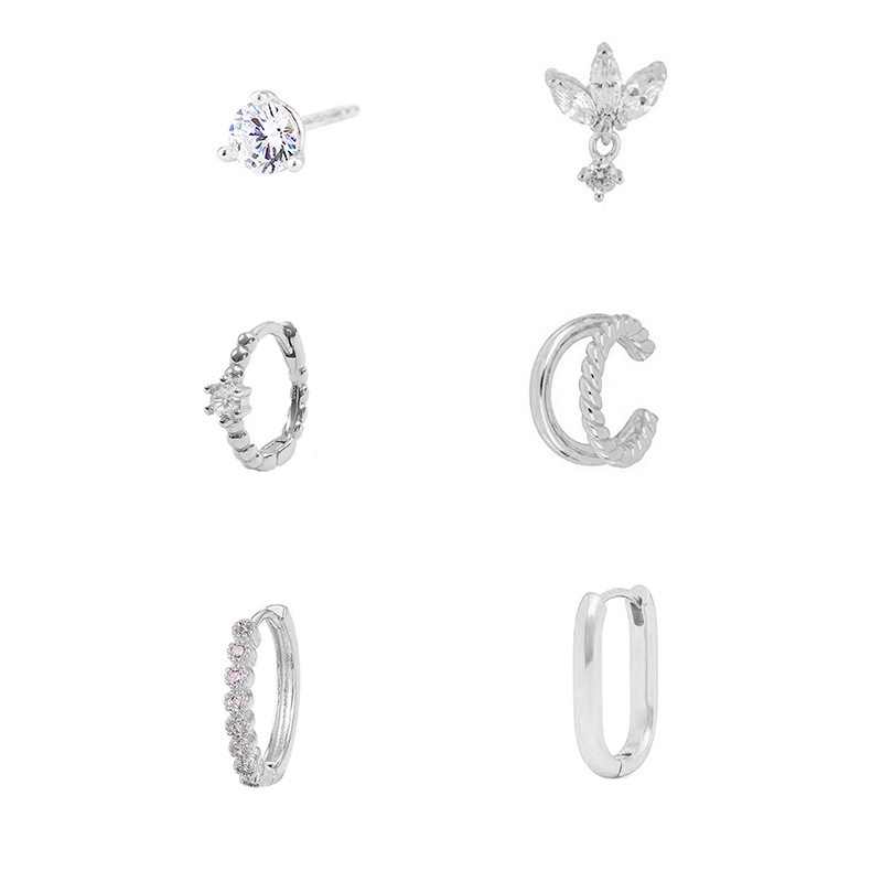 Minimalist Gold-Plated Clip-On Earring Set No Piercing Jewelry Accessories