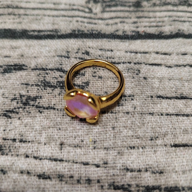 Wholesale Jewelry Classic Style Geometric Copper Crystal Plating Rings