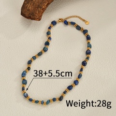 Natural stone necklace