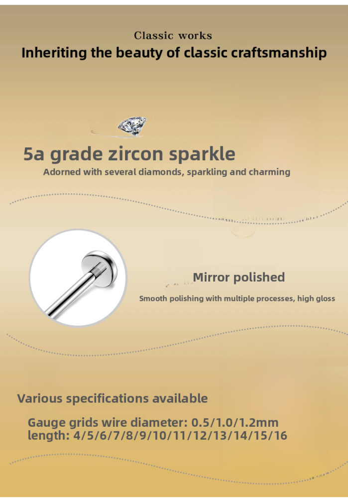 New Titanium Alloy Bowknot Earrings For Women Simple Fashion Jewelry Tongue Lip Piercing Accessories Geometric Pattern