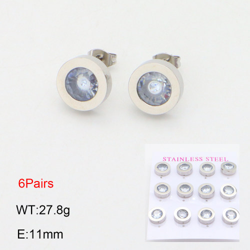 INS New  Fashion Titanium Steel Round Studs Women's 18K Gold Stainless Steel Lovely Element Earrings Earrings Niche Design High Earrings