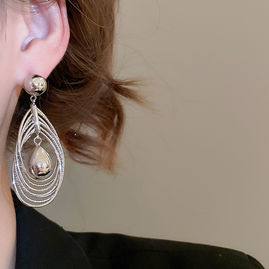 Copper Geometric Electroplating Imitation Gold  Simple Style Classic Style Drop Earrings