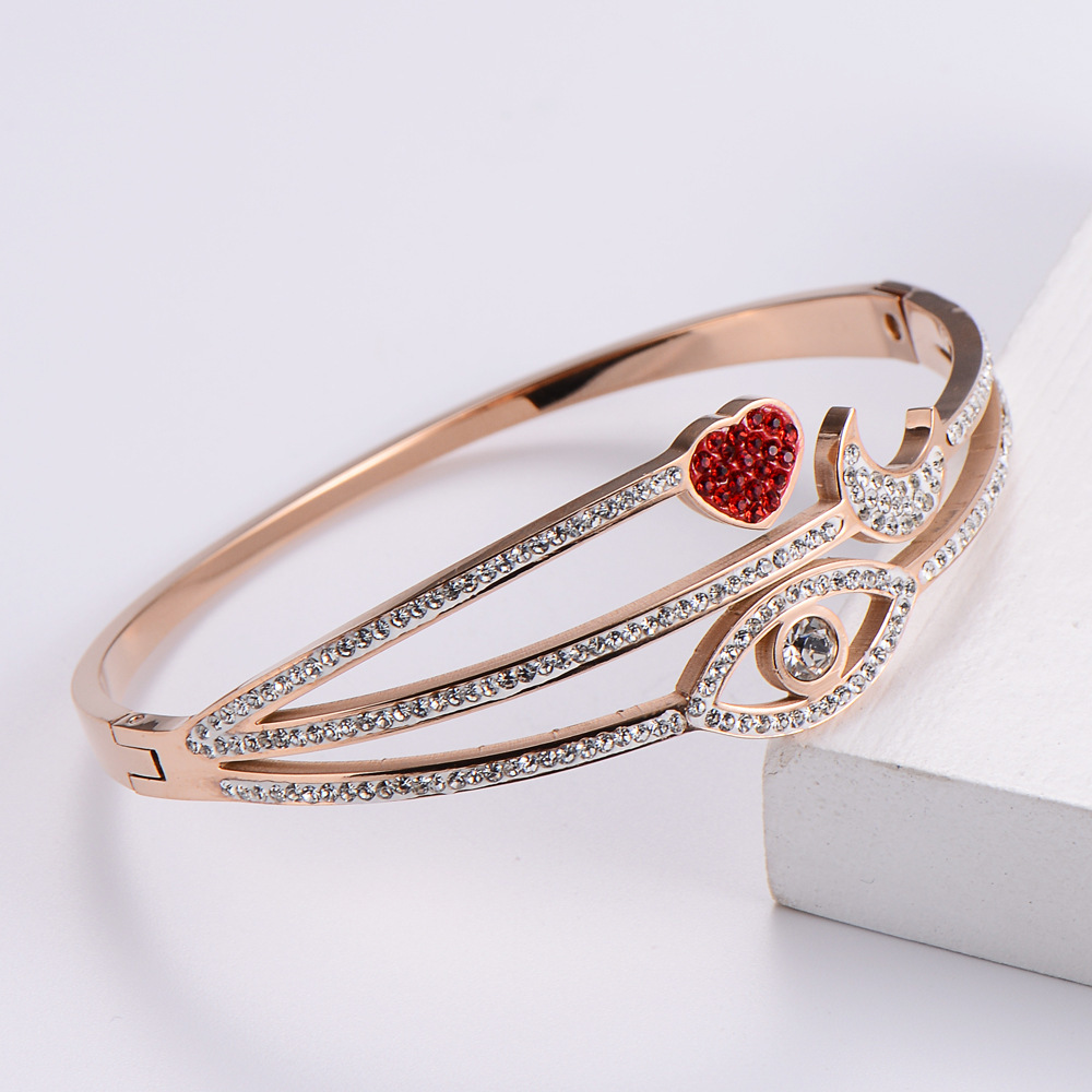 Simple Style Crown Stainless Steel 18K Gold Plated Rose Gold Plated Artificial Rhinestones In Bulk