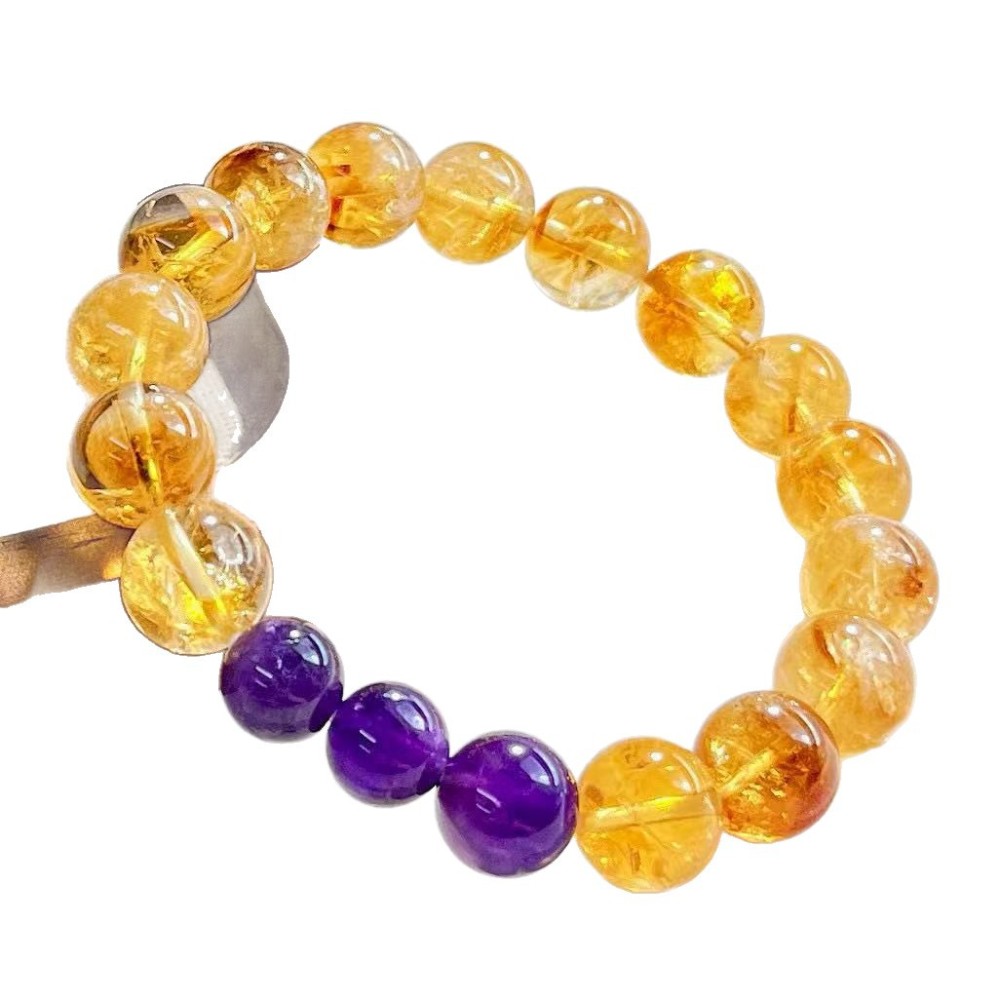 Natural High Quality Yellow Crystal Tiger Eye Stone South Red Bracelet Hand Chain White Crystal Jewelry Accessories For Women