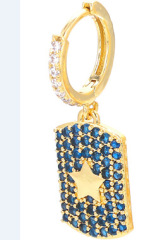 Gold-Blue Zirconium