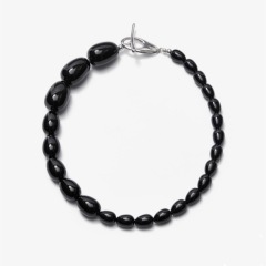 Black Onyx Necklace Pieces