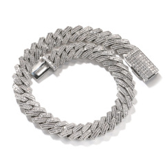 (20MM T Square Bar Cuba) Silver