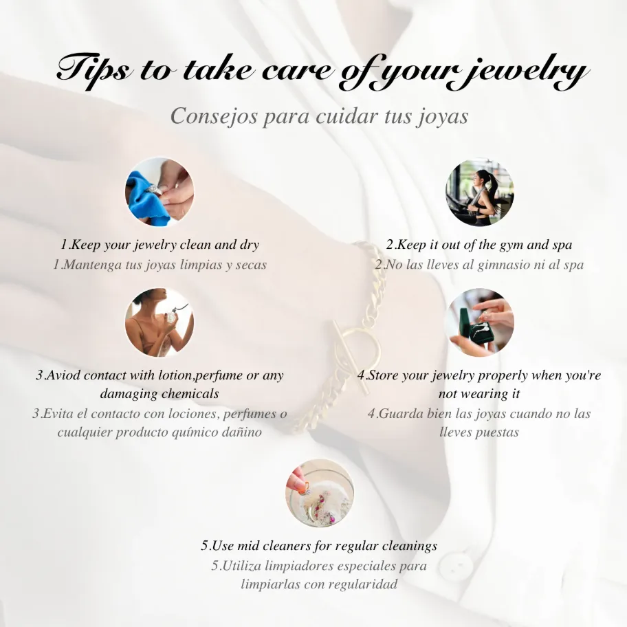 Women's Classic 18K Gold Stainless Steel Zircon Round White Zircon Cross Chain Necklace 41+5CM Jewelry Accessories