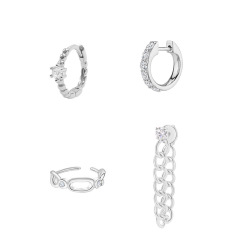JQH0023-1-27-386-W177- Silver - 4PCS