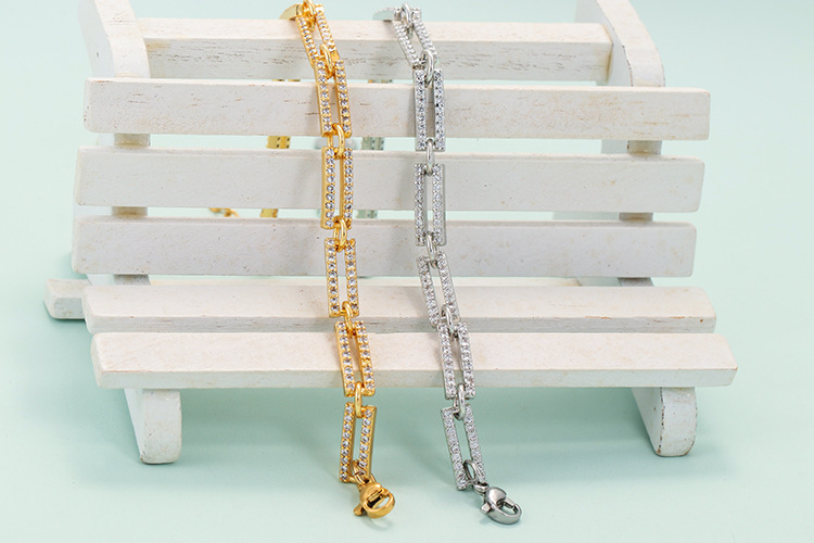 Korean Fashion Couple Bracelet Ring Buckle Bracelet Ins Hip Hop Cold Style Men's Bracelet Cross-border Sold Jewelry