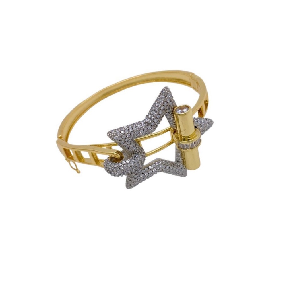 New OT Series Ring Bracelet Set Luxury Polished Star Surface Smooth Bracelet Ring Combo Elegant Fashion Copper Plated Accessories