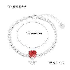 NMSB-E137-7 Steel Red Diamond