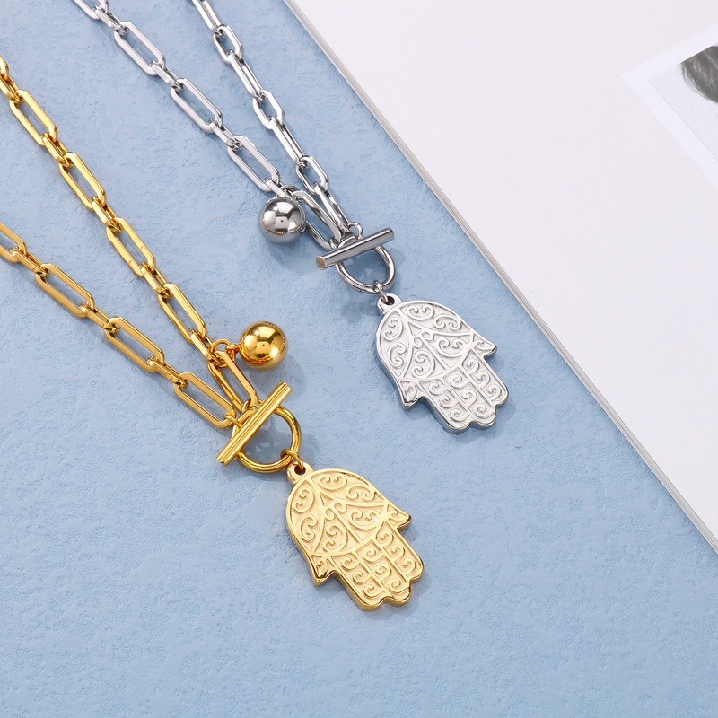 PVD Coated 18K Gold Plated Hand Stainless Steel Fashion Waterproof Non Tarnish Jewelry Set
