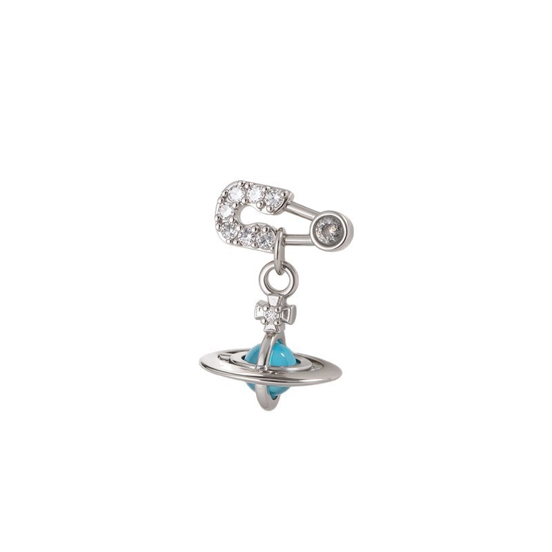 Double-Headed Cross Pendant Star Pattern Fashion Jewelry For Men And Women Customizable Link With Embedded Zirconium Stone