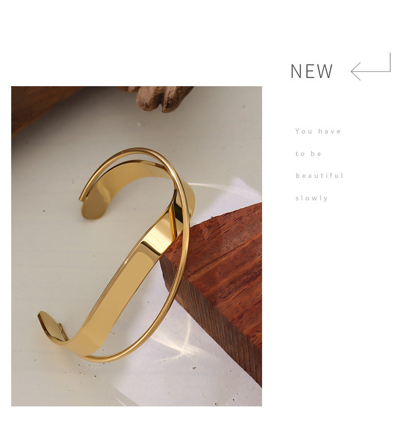 PVD Coated Real Gold Plated 18K Gold Geometric 304 Stainless Steel Fashion Waterproof Non Tarnish 304 Stainless Steel