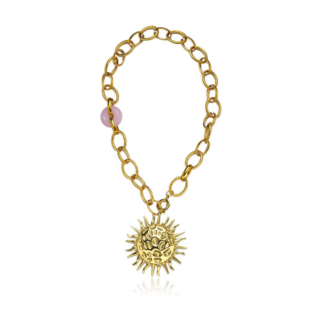 Star And Conch Shell Pendant Women's Necklace Simple Design Summer Vacation Jewelry Accessories Silver Year Gold