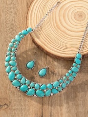 Antique Silver Blue Pine