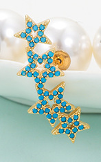 Gold-Blue Zirconium