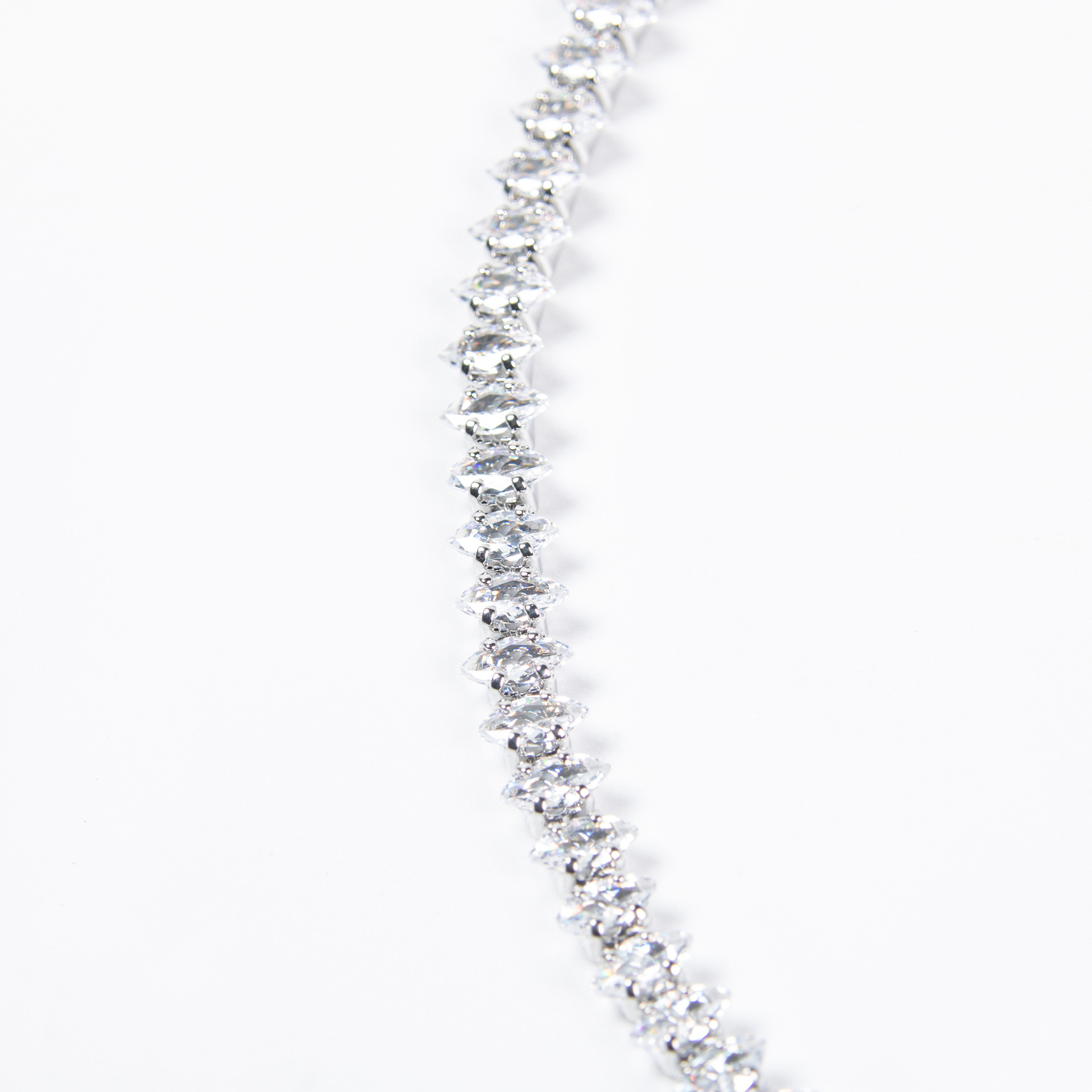 Elegant Wedding Jewelry Set Diamond Embedded Earrings Necklace  Style Dinner High-End Feelings Fashionable Accessories