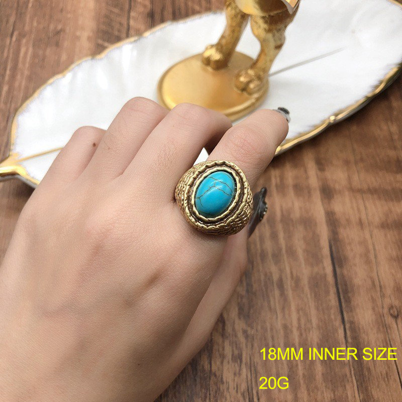 Elegant Vintage Style Classic Style Geometric Oval Alloy Inlay Artificial Pearls Turquoise Women's Rings Bracelets Necklace