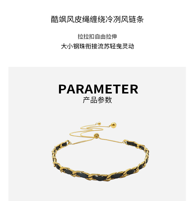 PVD Coated Real Gold Plated 18K Gold Geometric 304 Stainless Steel Fashion Waterproof Non Tarnish 304 Stainless Steel Necklace