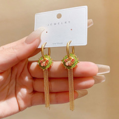 Chinese Style Butterfly Tassel (14K Real Gold Plating)