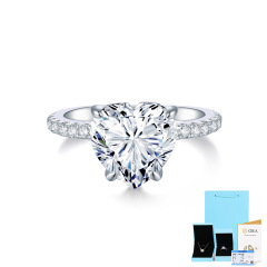 Moissanite 9.5*9.5mm (Including Gift Box Certificate)