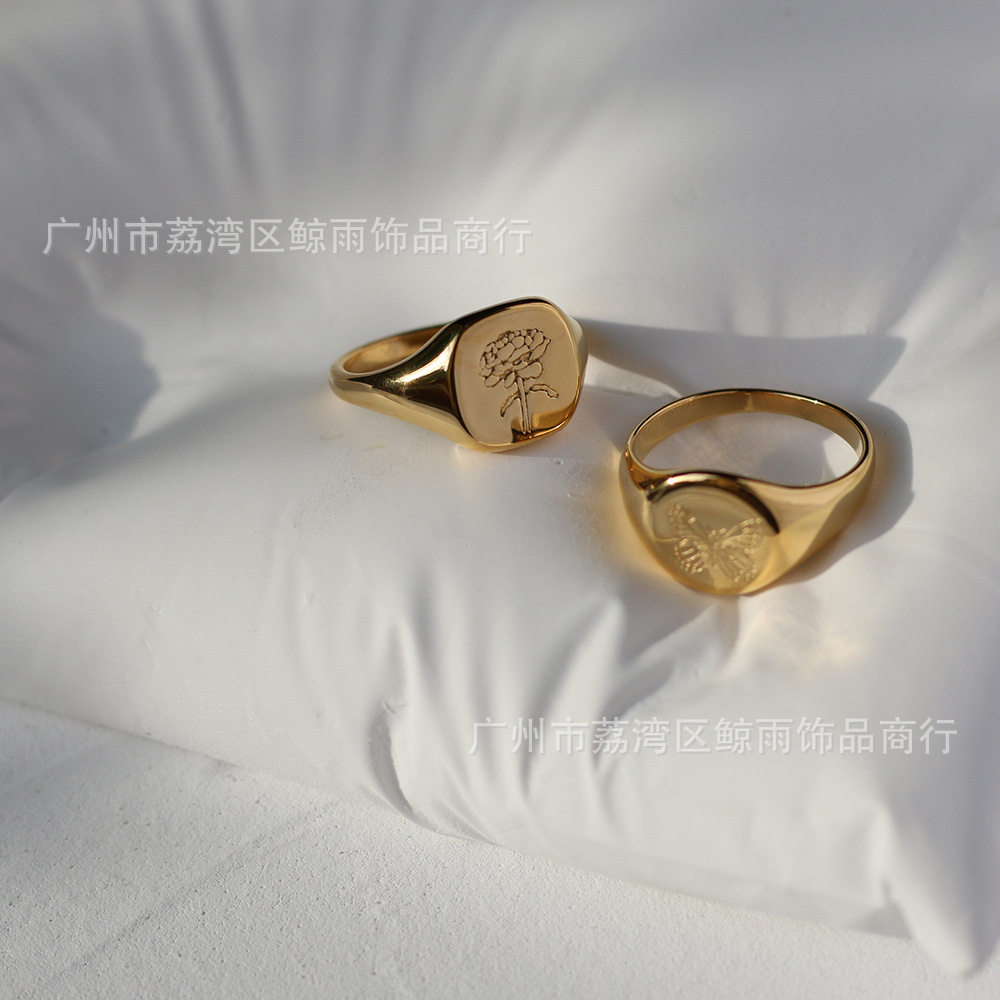 PVD Coated Real Gold Plated 18K Gold Bow Knot 304 Stainless Steel Fashion Waterproof Non Tarnish