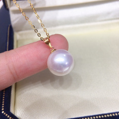 G18k Golden Melon Seeds Head Fine Silver Choker