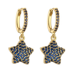 Golden Blue Diamond 1 Pair