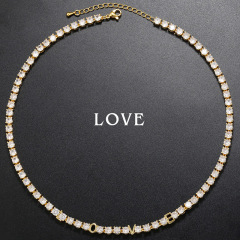 Gold Love Necklace