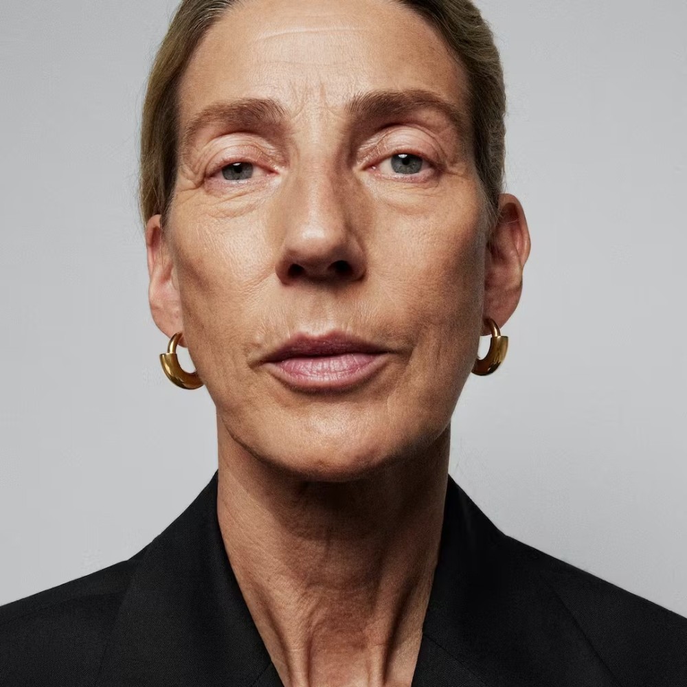 Neutral Style Gold-Plated Copper Round Earrings Fashion OL Geometric Pattern Women's Jewelry Accessories 2024 New Model