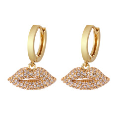 Gold White Zirconium-(Glossy Ring)