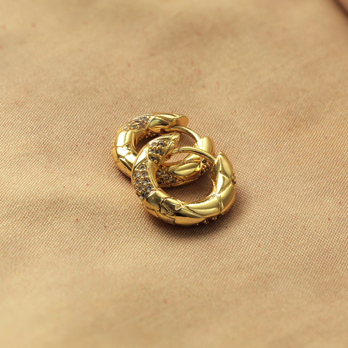 Elegant Snake Charm Small Hoop Earrings Women's Luxury French Style Fashionable Vintage Dangle Earrings Quality Jewelry Accessories