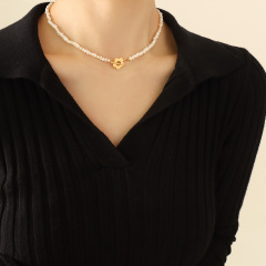P630-Gold Necklace-37cm
