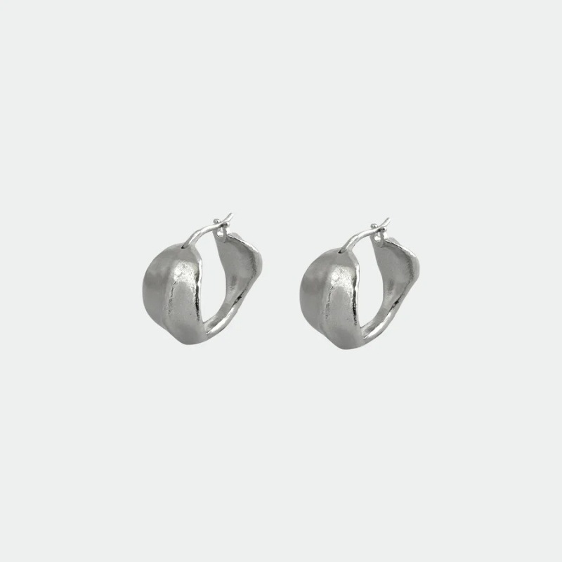 Minimalist Retro Matte Finish Earrings Fashionable Unique Design Summer New Arrival Luxury Style Women's Jewelry Accessories