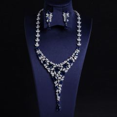 Sapphire Blue on White Background