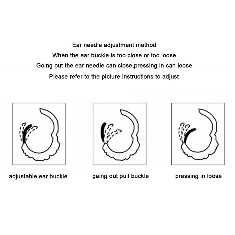 Simple Women's Zircon Earrings Clip-on Jewelry Accessories