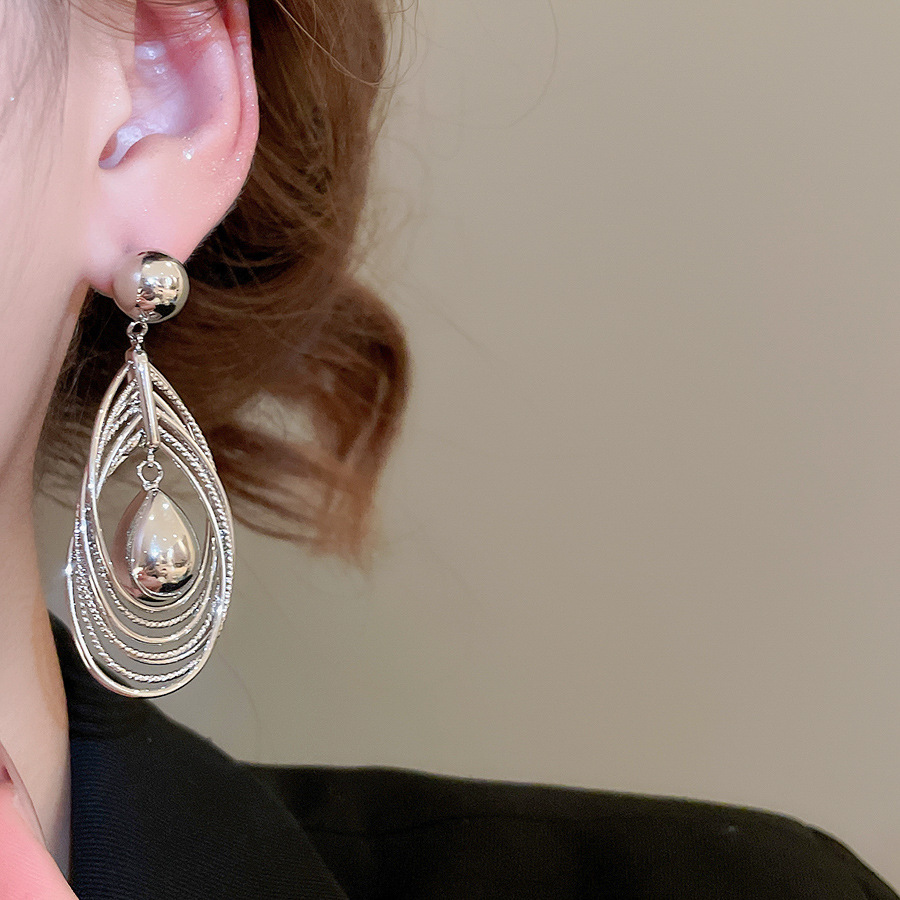 Copper Geometric Electroplating Imitation Gold  Simple Style Classic Style Drop Earrings