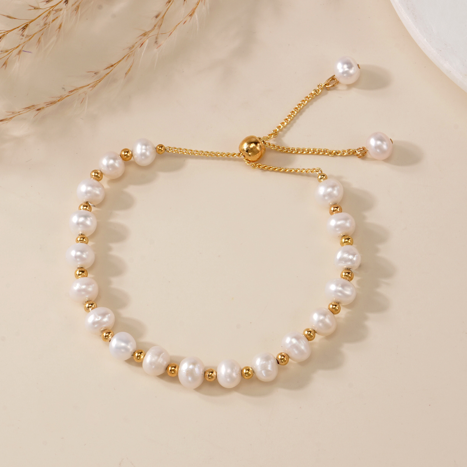 Elegant Pearl Beaded Bracelet Casual School Travel Gift Women's Fashion Accessories Daily Matching Simple Classic Roman Style