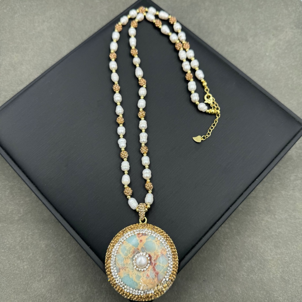 Fashionable Stainless Steel Men's Necklace Encrypted Dragon Head Buckle Bracelet Versatile Matching Accessories Geometric Pattern