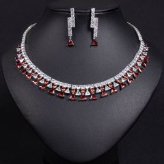 White Background Red Zirconium