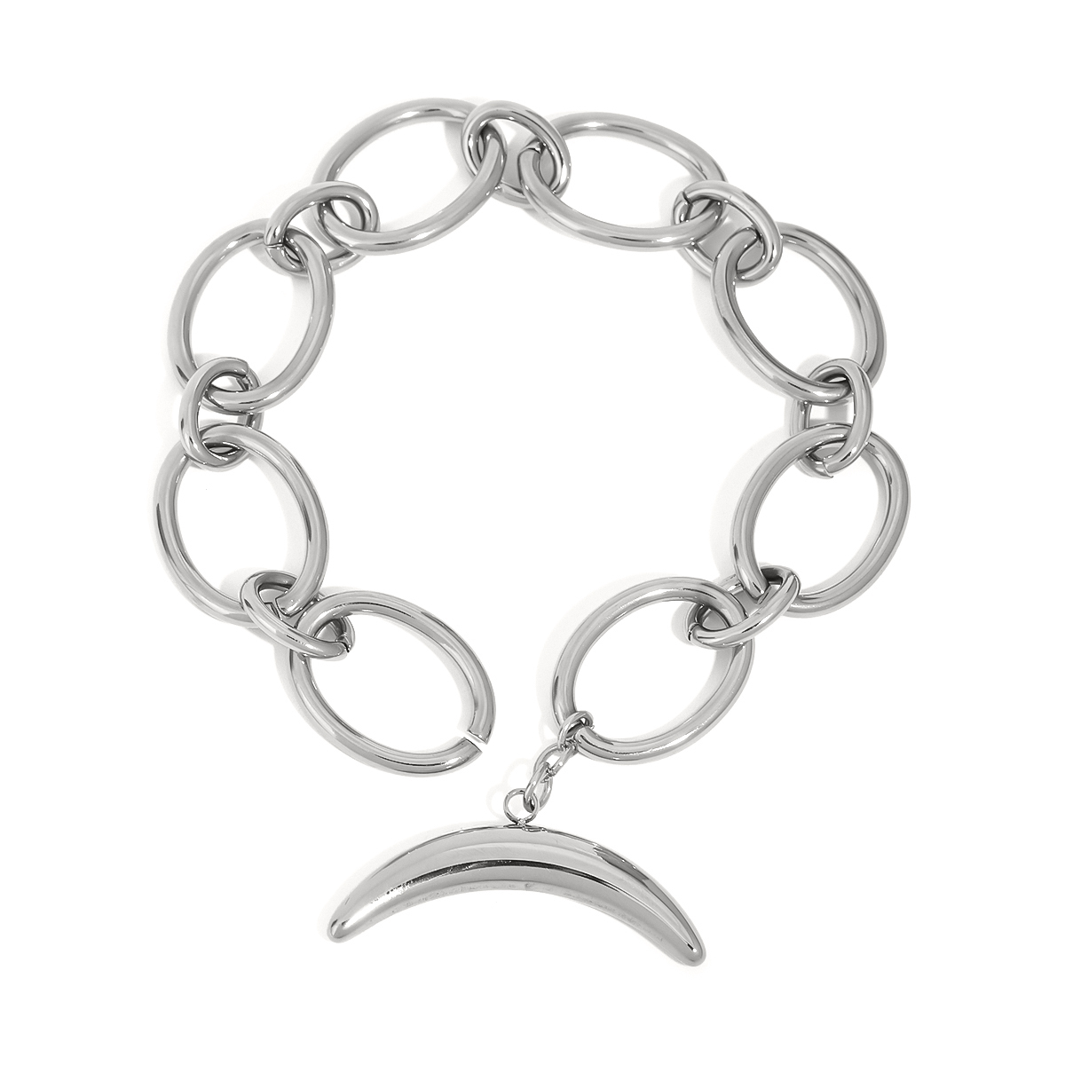 304 Stainless Steel Geometric PVD Coated 18K Real Gold Plated Real Gold Plated Basic Modern Style Classic Style Waterproof Non Tarnish Bracelets