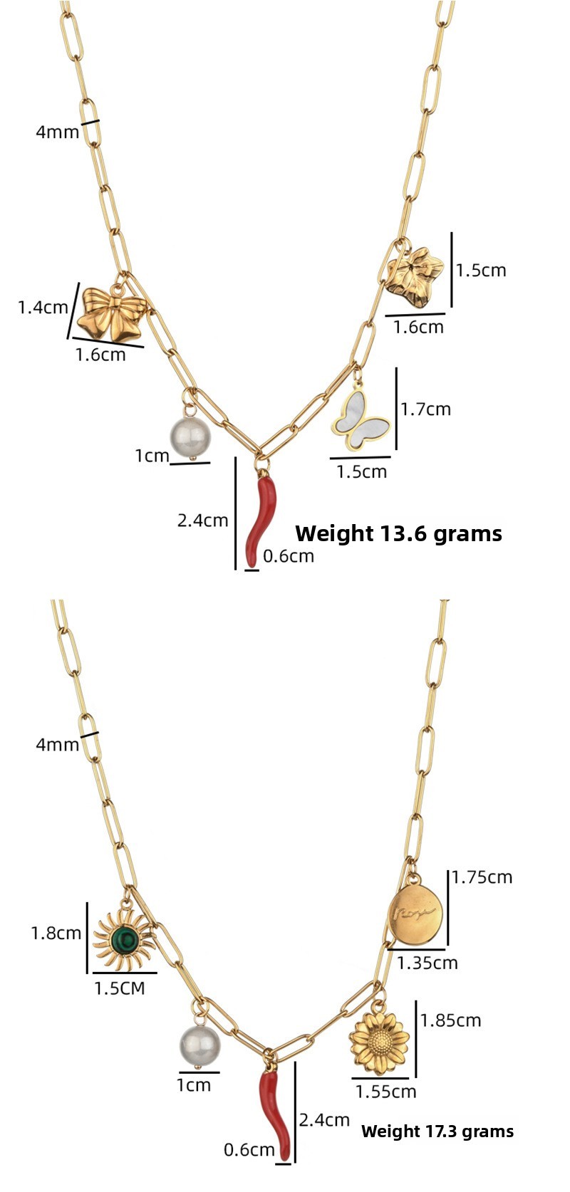 Fashionable Creative DIY Stainless Steel Women's Necklace High-End European Design Pendant Lockbone Chain Jewelry Accessory