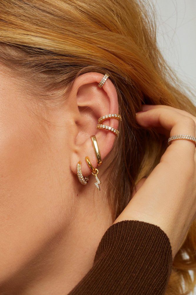 Elegant Fashionable  Style Clip-On Earrings Set No Piercing Required Simple Modern Jewelry Accessories